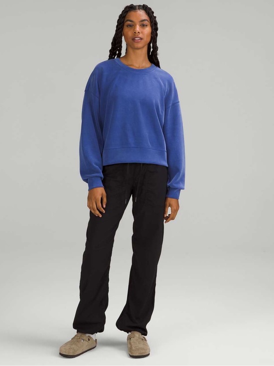 lululemon athletica Tops - Lululemon Softstreme Perfectly Oversized Cropped Crew
